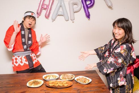 カップ麺でつくった縁日メニュー