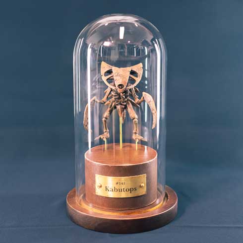 ポケモン ハンドメイド アート カブトプス 化石 標本 フィギュア 工作