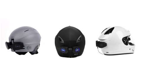 ヘルメット スピーカー 骨伝導