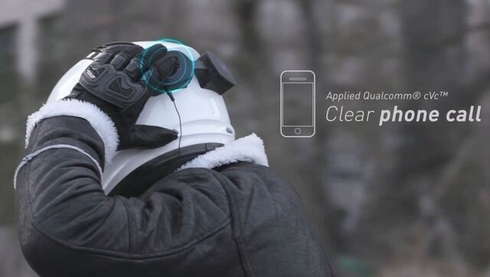 ヘルメット スピーカー 骨伝導