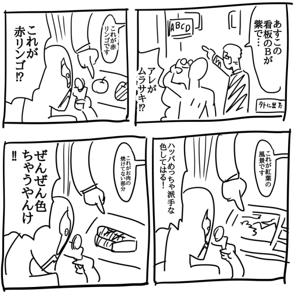 色覚障害 色弱 色覚特性