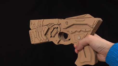 サイコパス ドミネーター ダンボール 工作 つくるさん