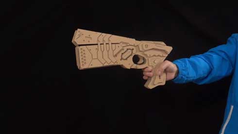 サイコパス ドミネーター ダンボール 工作 つくるさん