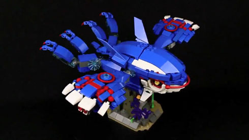 LEGO レゴ ブロック カイオーガ 変形ロボ ポケモン くまきん