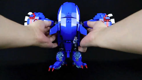 LEGO レゴ ブロック カイオーガ 変形ロボ ポケモン くまきん