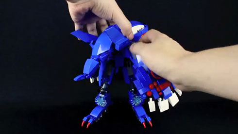 LEGO レゴ ブロック カイオーガ 変形ロボ ポケモン くまきん