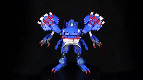 LEGO レゴ ブロック カイオーガ 変形ロボ ポケモン くまきん