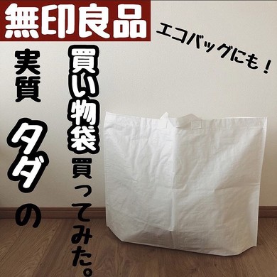 無印良品　再生ポリプロピレンバッグ