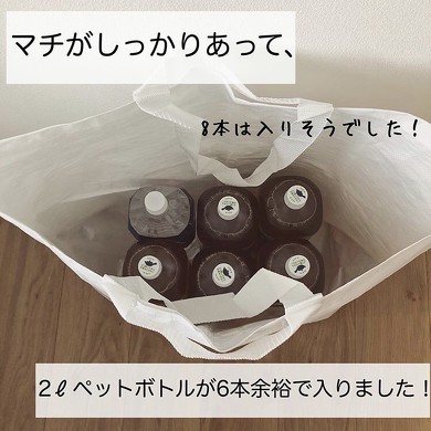 無印良品　再生ポリプロピレンバッグ