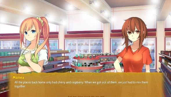 STEAM Highway Blossoms ノベルゲーム 百合