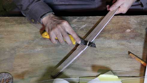 鬼滅の刃 金属 胡蝶カナエ 栗花落カナヲ 日輪刀 作ってみた ニコニコ しまめ