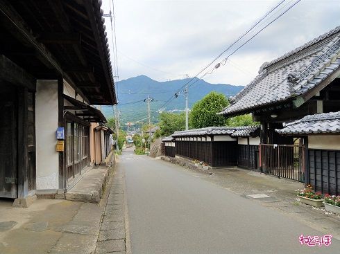 神郡地区の北側は雰囲気のあるお屋敷が並ぶ