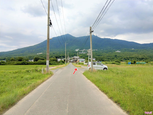 左右に分かれた道路が！　行先も同じ