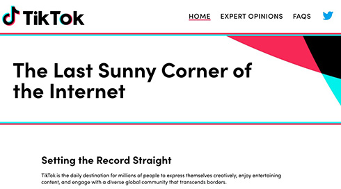 TikTokが誤報に対抗するための新サイトを公開　ユーザーデータやバックアップの保存場所を明かす