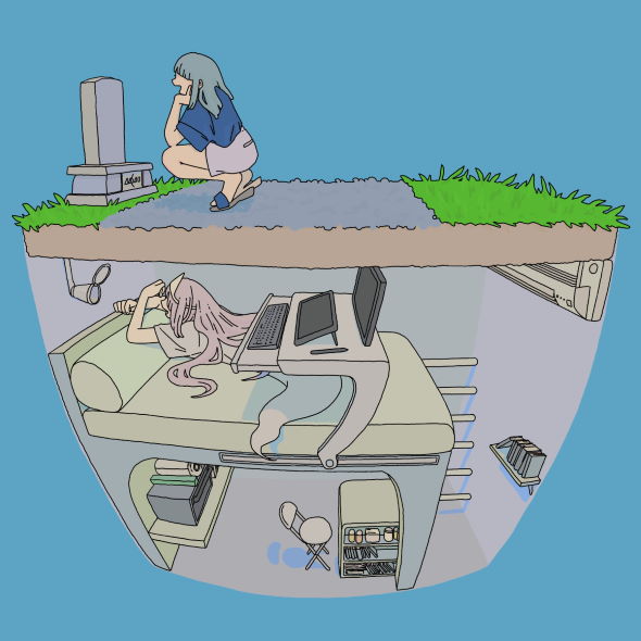 驟々みそばた 墓参り 死後の世界 幽霊 地下