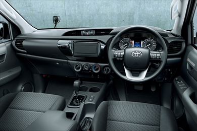 トヨタ「ハイラックス」のインテリア