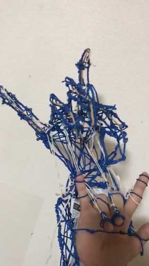 弟 27 夏休みの自由研究 作品 手作り ロボット ハンド 機構