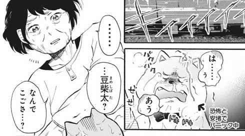 漫画 柴ばあと豆柴太 ヤマモトヨウコ 震災 3.11