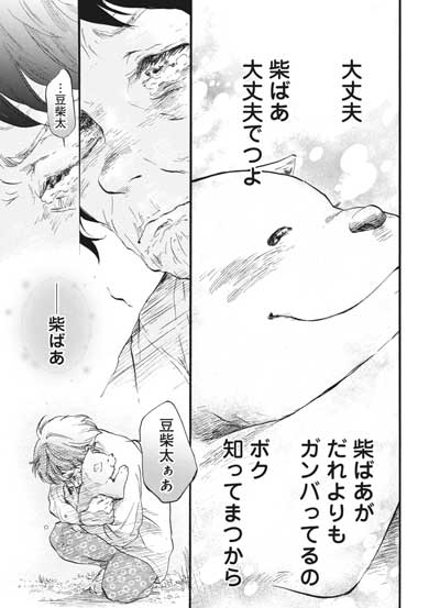漫画 柴ばあと豆柴太 ヤマモトヨウコ 震災 3.11