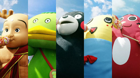 デカビタC CM ゆるキャラ 元気すぎる ご当地キャラ 進化 くまモン