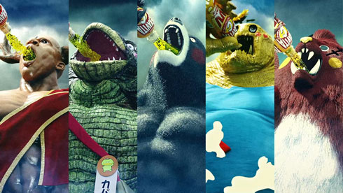 デカビタC CM ゆるキャラ 元気すぎる ご当地キャラ 進化 くまモン