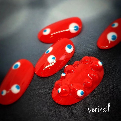 いのちの輝きネイル