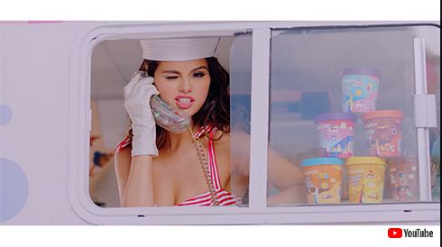 selpink セレーナ・ゴメス BLACKPINK ブラピン ブリンク セルピンク アイスクリーム ice cream コラボ KPOP