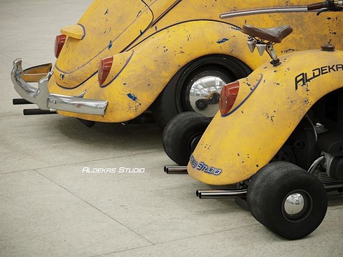 ビートル 魔改造 カート