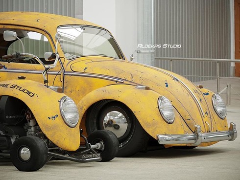 ビートル 魔改造 カート