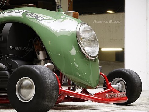 ビートル 魔改造 カート