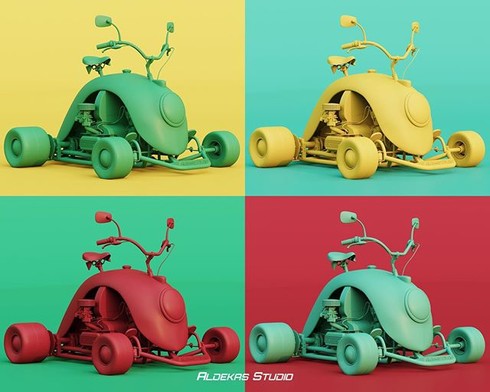 ビートル 魔改造 カート