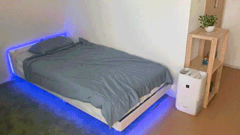 ベッド 下 LED テープライト ゲーミングベッド 雑コラ