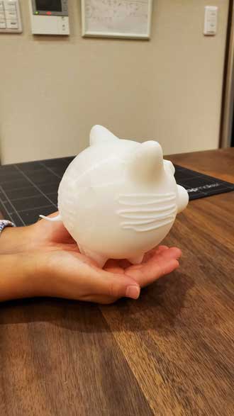 娘 自由工作 3Dプリンター 猫ちゃん Zbrush 小学2年生 時代