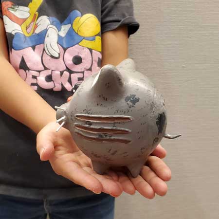 娘 自由工作 3Dプリンター 猫ちゃん Zbrush 小学2年生 時代