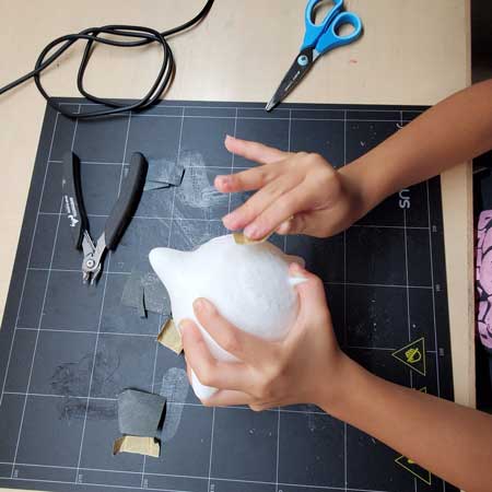 娘 自由工作 3Dプリンター 猫ちゃん Zbrush 小学2年生 時代