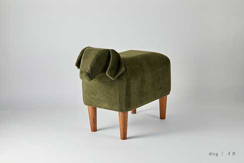 背中に乗りたい 動物 スツール 椅子 大阪富田林 家具工場 ゾウ 犬 馬 かわいい