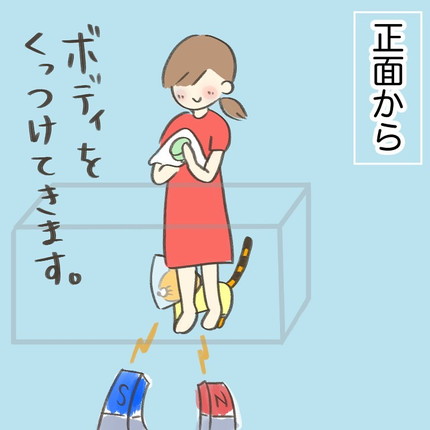 ぴったりくっつくはなたんちゃん