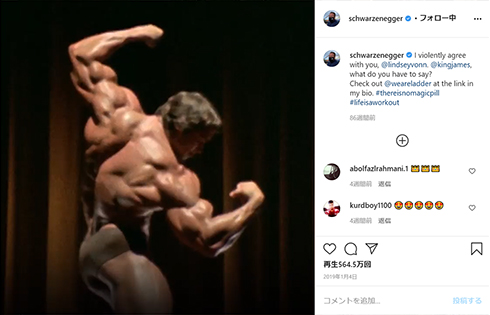 アーノルド・シュワルツェネッガー トレーニング 筋トレ 動画 マッチョ ボディービル シュワちゃん 年齢 Tバーロウ