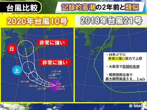 台風10号