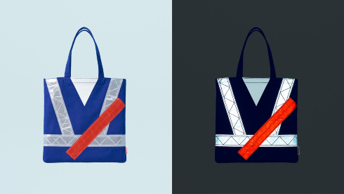 肩にかけるおまわりさん まもってトート