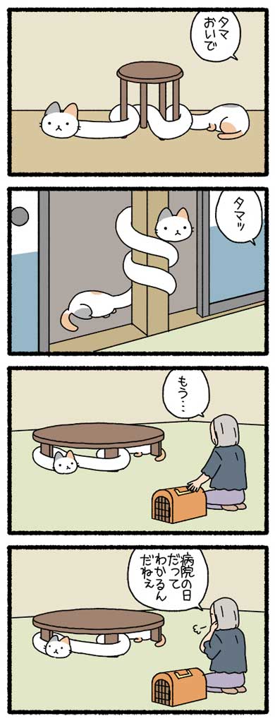 ねこようかい ろくろくび 猫 妖怪 漫画 pandania ぱんだにあ