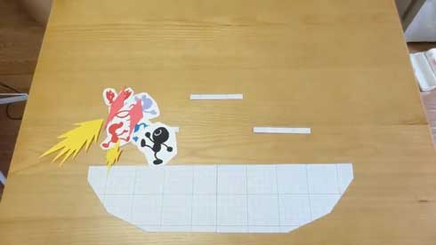 ダイニングテーブル スマブラ コマ撮り アニメ 再現 Mr.ゲーム&ウォッチ