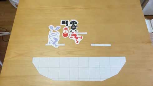 ダイニングテーブル スマブラ コマ撮り アニメ 再現 Mr.ゲーム&ウォッチ