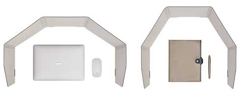 キングジム パーソナルパーティション テレワーク 折り畳み式 卓上