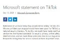 ByteDance、TikTokの米国事業をマイクロソフトに売却せず