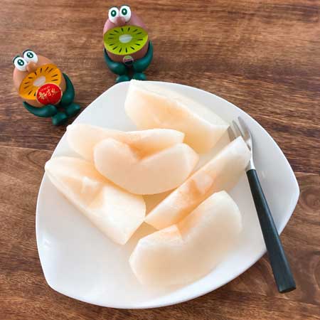 果物屋 オヤジ 半分買う 秋 旬 くだもの ブドウ 梨 漫画