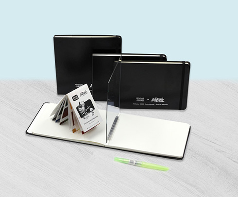 インクのお絵かきがはかどりそう！　インクトーバーとコラボしたスケッチブックが人気