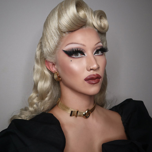 フゥジさん、メーク後の写真