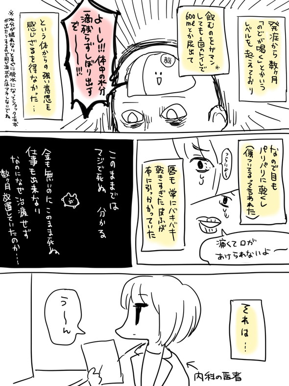 尿崩症 漫画 最高 Twitter 病院