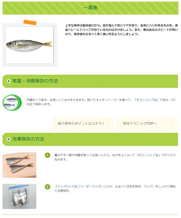 旭化成 ジップロック サランラップ 冷凍 解凍 チャート 食品 保存